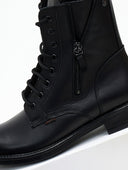 Αρβυλάκια δερμάτινα με ραφές Ragazza 0267 - Μαύρο - thefashionproject.gr - RAGAZZA