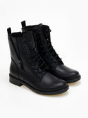 Αρβυλάκια δερμάτινα με ραφές Ragazza 0267 - Μαύρο - thefashionproject.gr - RAGAZZA