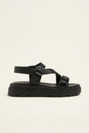 TFP - Buckle Sandals Adjustable Straps - Black Matte