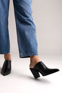 Cowboy Clogs TFP - Black Matte - thefashionproject.gr - TFP