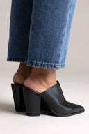Cowboy Clogs TFP - Black Matte - thefashionproject.gr - TFP