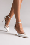 Crystal Pumps TFP - Pearl Metallic - thefashionproject.gr - TFP