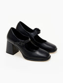 Γόβες Mary Janes δερμάτινες RAGAZZA 074 - Μαύρο - thefashionproject.gr - RAGAZZA