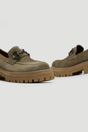 Loafers δερμάτινα chunky Ragazza 0307 - Λαδί - thefashionproject.gr - RAGAZZA