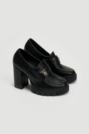 Loafers με τακούνι - Μαύρο - thefashionproject.gr - Joalice