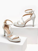 Πέδιλα δερμάτινα με λεπτή φιάπα Ragazza 0932 - Λευκό - thefashionproject.gr - RAGAZZA