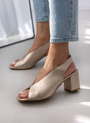 Πέδιλα δερμάτινα Ragazza 0957 - Άμμου - thefashionproject.gr - RAGAZZA