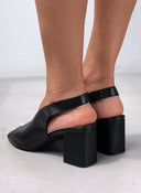 Πέδιλα δερμάτινα Ragazza 0957 - Μαύρο - thefashionproject.gr - RAGAZZA