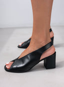 Πέδιλα δερμάτινα Ragazza 0957 - Μαύρο - thefashionproject.gr - RAGAZZA