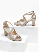 Πέδιλα με crossover σχέδιο - Άμμου - thefashionproject.gr - RAGAZZA