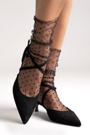 Pointed Kitten Heel Pumps - Black Suede - thefashionproject.gr - TFP