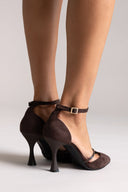 Pointed - Toe Heels TFP - Brown Suede - thefashionproject.gr - TFP