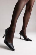 Pointed Toe Stiletto Pumps TFP - Black Matte - thefashionproject.gr - TFP