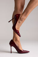 Pumps Stiletto TFP - Bordeaux Patent - thefashionproject.gr - TFP