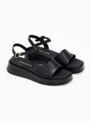 Σανδάλια flatforms δερμάτινα Ragazza 01160