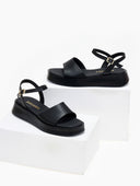 Σανδάλια flatforms δερμάτινα Ragazza 01160