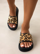 Σανδάλια flatforms Estil - Leopard - thefashionproject.gr - Estil
