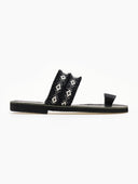 Σανδάλια με boho φάσα Estil - Μαύρο - thefashionproject.gr - Estil