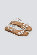 Σανδάλια με φύλλα Iris Sandals - Λευκό - thefashionproject.gr - IRIS