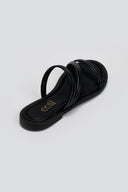 Σανδάλια με λεπτά λουράκια Estil - Μαύρο - thefashionproject.gr - Estil