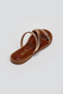 Σανδάλια με λεπτά λουράκια Estil - Χαλκός - thefashionproject.gr - Estil