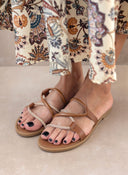Σανδάλια με περαστό στρας λουράκι Estil - Ταμπά - thefashionproject.gr - Estil