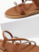 Σανδάλια με περαστό στρας λουράκι Estil - Ταμπά - thefashionproject.gr - Estil