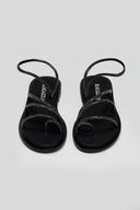 Σανδάλια με στρας Ragazza 01122 - Μαύρο - thefashionproject.gr - RAGAZZA