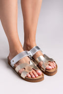 Σανδάλια με velcro Xti 144124 - Χρυσό - thefashionproject.gr - Xti Footwear