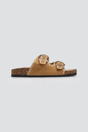 Σανδάλια suede με τοκάδες ERYNN - Κάμελ - thefashionproject.gr - ERYNN