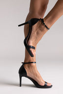 Sandals Stiletto Heel - Black Matte - thefashionproject.gr - Stephan