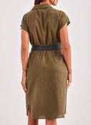 Shirt dress με δετό ζωνάκι ONLY 15320260