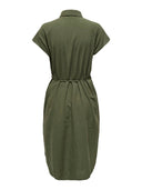 Shirt dress με δετό ζωνάκι ONLY 15320260
