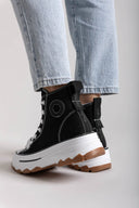Sneakers πάνινα μποτάκια Refresh 172476 - Μαύρο - thefashionproject.gr - Refresh