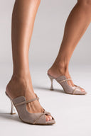 TFP Glitter Mules - Champagne Glitter - thefashionproject.gr - TFP