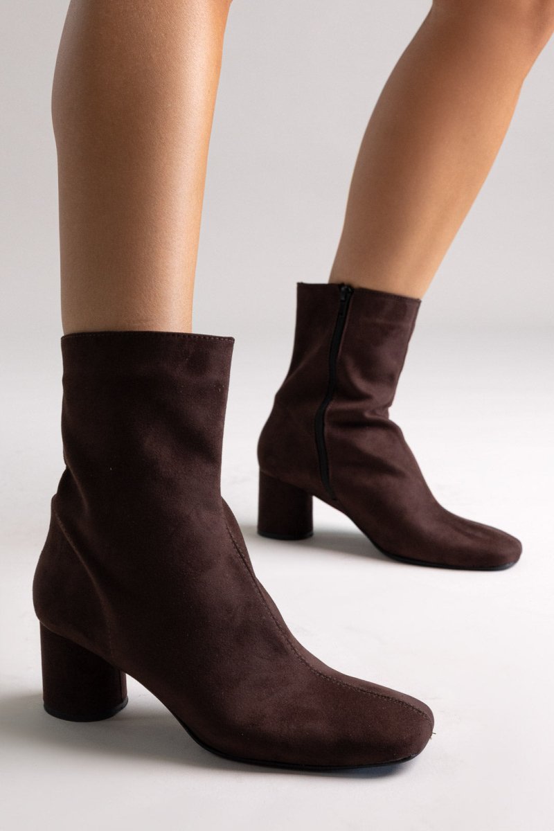 Brown Dress Ankle Boots Low Heel Brown Dress Promo Boots Low Heel Womens Ankle Kitten Genuine