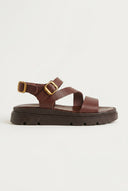 Leather Flatform Sandals Ankle Strap - Brown-Best Sellers, Flatform Sandals, Leather Sandals, Sandals, Shoes, TFP Collection, Women’s Collection, Coffee Trend, All, Best Seller Shoes, Summer Shoes Sale, Summer Sandals Sale, Sales, All but outlet, Editor’s Choice, Shoes Sales, Recommended products (Seguno), Gifts 50€ & Under, The Fashion Edit, Leather Shoes, SS 2026 Collection, TFP/Estil, Sandals New & Selected, Sandals SALE