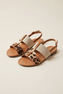 Σανδάλια ankle strap με ψάθα ERYNN - Leopard-Sandals, Shoes, Erynn, Women’s Collection, All, Under 30€, Sandals Under 30€, All but outlet, Raffia Shoes & Accessories, Editor’s Choice, Recommended products (Seguno), Black Friday, Black Friday Sandals, Black Friday Shoes, Gifts 50€ & Under, The Fashion Edit, Sandals New & Selected, Spring/Summer Collection, ERYNN New & Selected
