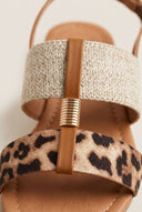 Σανδάλια ankle strap με ψάθα ERYNN - Leopard-Sandals, Shoes, Erynn, Women’s Collection, All, Under 30€, Sandals Under 30€, All but outlet, Raffia Shoes & Accessories, Editor’s Choice, Recommended products (Seguno), Black Friday, Black Friday Sandals, Black Friday Shoes, Gifts 50€ & Under, The Fashion Edit, Sandals New & Selected, Spring/Summer Collection, ERYNN New & Selected