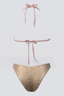 Glossy Bikini Set - Nude-Glossy Bikini Set - Nude