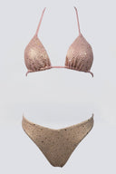 Glossy Bikini Set - Nude-Glossy Bikini Set - Nude