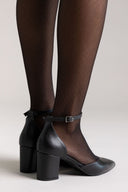 Pointed Pumps Side Cut - Black-Pointed Pumps Side Cut - Black
