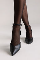 Pointed Pumps Side Cut - Black-Pointed Pumps Side Cut - Black