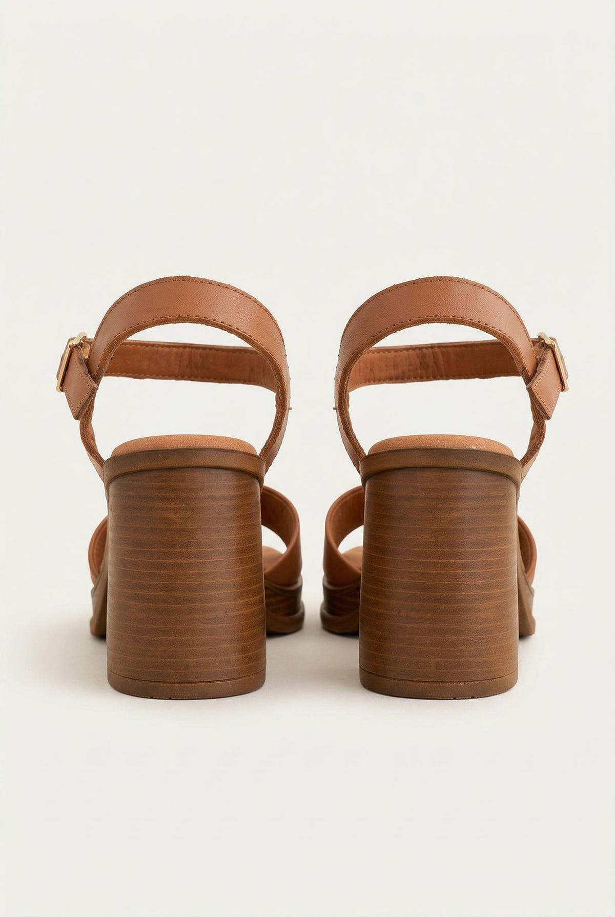 Leather Sandals with Ankle Strap - Tan-Heeled Sandals, Block Heel Sandals, High Heel Sandals, Shoes, Ragazza, Women’s Collection, All, Summer Shoes Sale, Sales, All but outlet, Last Pieces Shoes, Editor’s Choice, Shoes Sales, Recommended products (Seguno), Gifts 70€ & Under, Last Pieces, Leather Shoes, SS 2026 Collection, Spring/Summer Collection, Ragazza New & Selected, Heeled Sandals SALE
