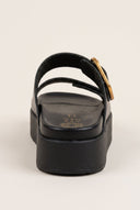 Leather Flatform Sandals - Black-Flatform Sandals, Leather Sandals, Sandals, Shoes, Ateneo, Women’s Collection, Spring-Summer Outlet, Shoes Outlet, Outlet, All, Summer Shoes Sale, Summer Sandals Sale, Under 30€, Sales, Sandals Under 30€, Shoes Sales, Sandals Outlet, Gifts 50€ & Under, The Fashion Edit, Leather Shoes, Sandals SALE
