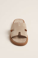 Suede Sandals with Cutouts - Taupe-Leather Sandals, Sandals, Shoes, Estil, Women’s Collection, Slides, All, Summer Shoes Sale, Summer Sandals Sale, Sales, All but outlet, Editor’s Choice, Shoes Sales, Gifts 50€ & Under, The Fashion Edit, Leather Shoes, SS 2026 Collection, TFP/Estil, Sandals New & Selected, Sandals SALE, TEST — Best Sellers (Mini-PDP copy, not published)