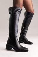 Carmela 162691 Δερμάτινες Μπότες Ιππασίας - Μαύρο Ματ