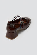Xti 144255 Mary Janes with Heel - Brown Patent