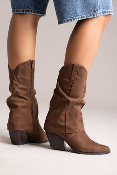 Brown Suede