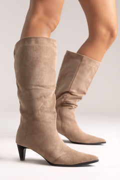 Taupe Suede